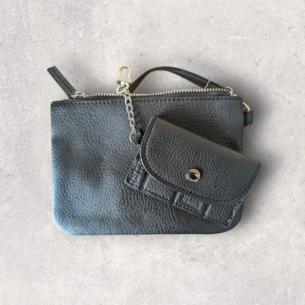 Steve Madden Black Handbag and Wallet Set - Picture 5 of 8